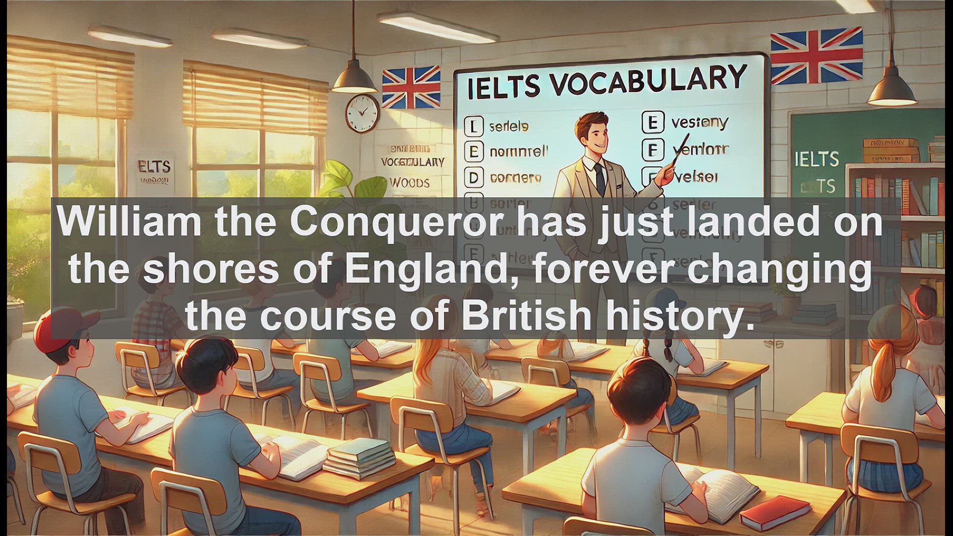 'Video thumbnail for 2000 Must Know IELTS 9.0 Vocabulary - Norman: The Word That Shaped British History'
