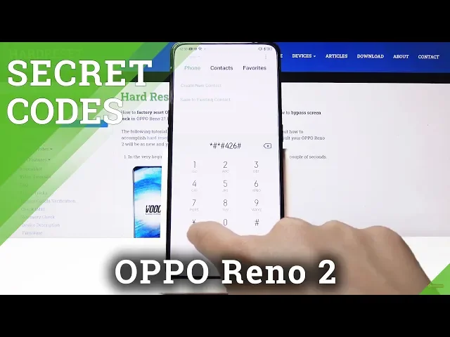 Video thumbnail for Secret Codes for OPPO Reno 2 – Testing Menu / IMEI Number