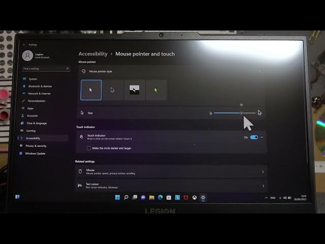 Video thumbnail for How To Change Cursor Size On Lenovo Legion Laptop