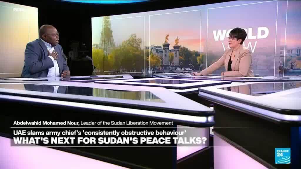 Video thumbnail for Leader of Sudan Liberation Movement calls on General Burhan to accept the roadmap to peace