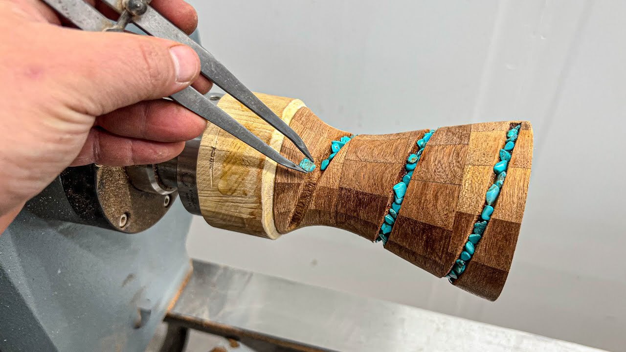 Video thumbnail for Woodturning – Stone Vs. Wood