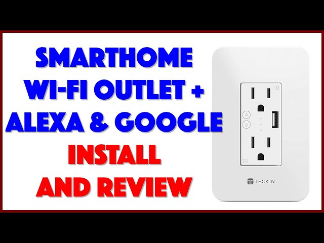 Video thumbnail for Teckin Smart Wi-Fi Wall Socket -- INSTALL, DEMO & REVIEW
