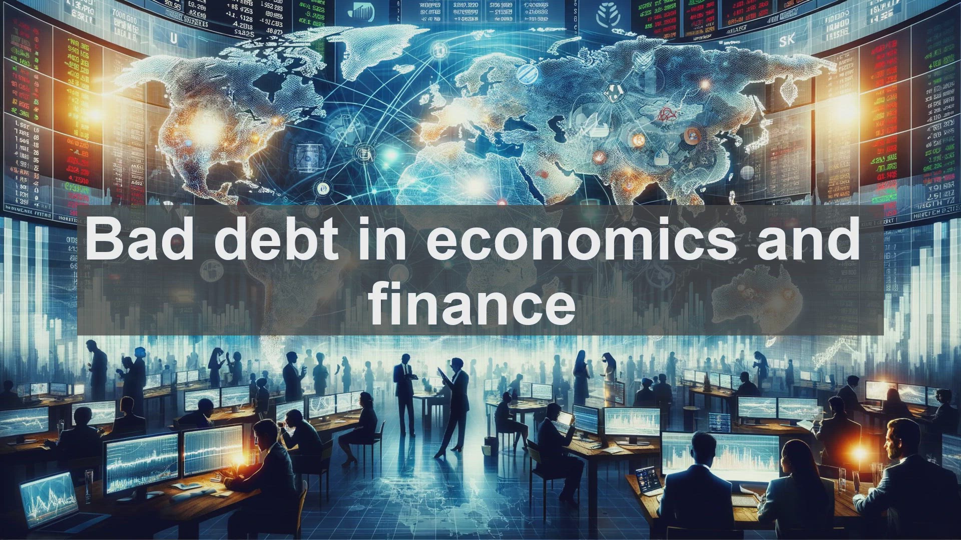 'Video thumbnail for Bad debt in economics and finance'