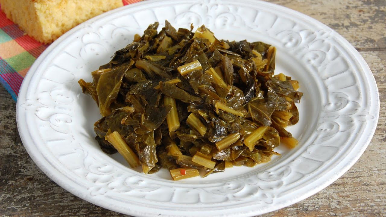 'Video thumbnail for Southern Collard Greens Recipe: video blog'