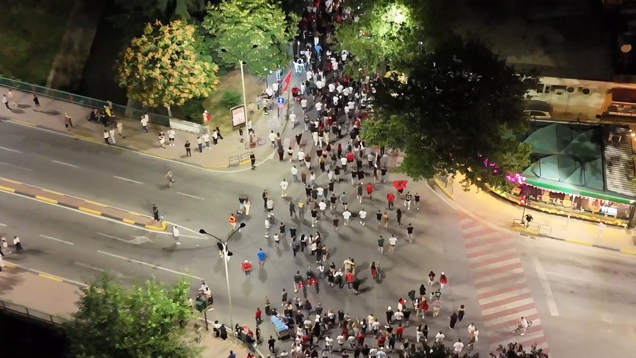 Video thumbnail for Albania: DRONE - Protests in Albania against Zvernec tourism project enter 20th day.