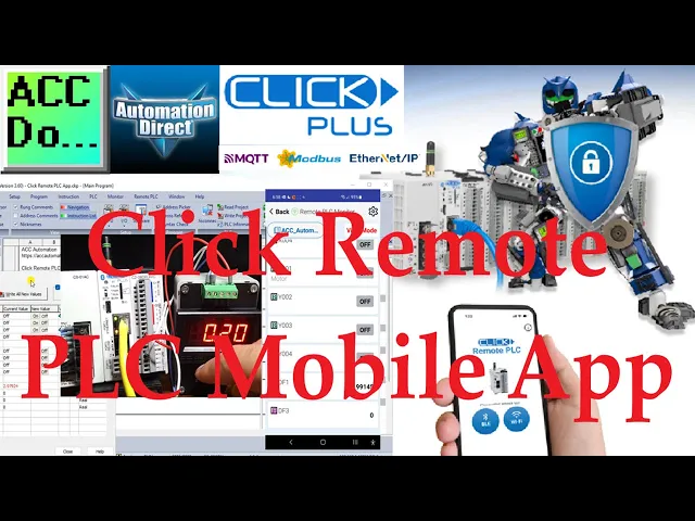'Video thumbnail for Click Remote PLC Mobile App'