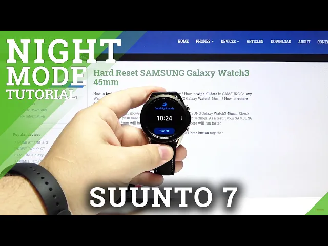 Video thumbnail for How to Activate Good Night Mode on SAMSUNG Galaxy Watch 3 – Mute Notifications