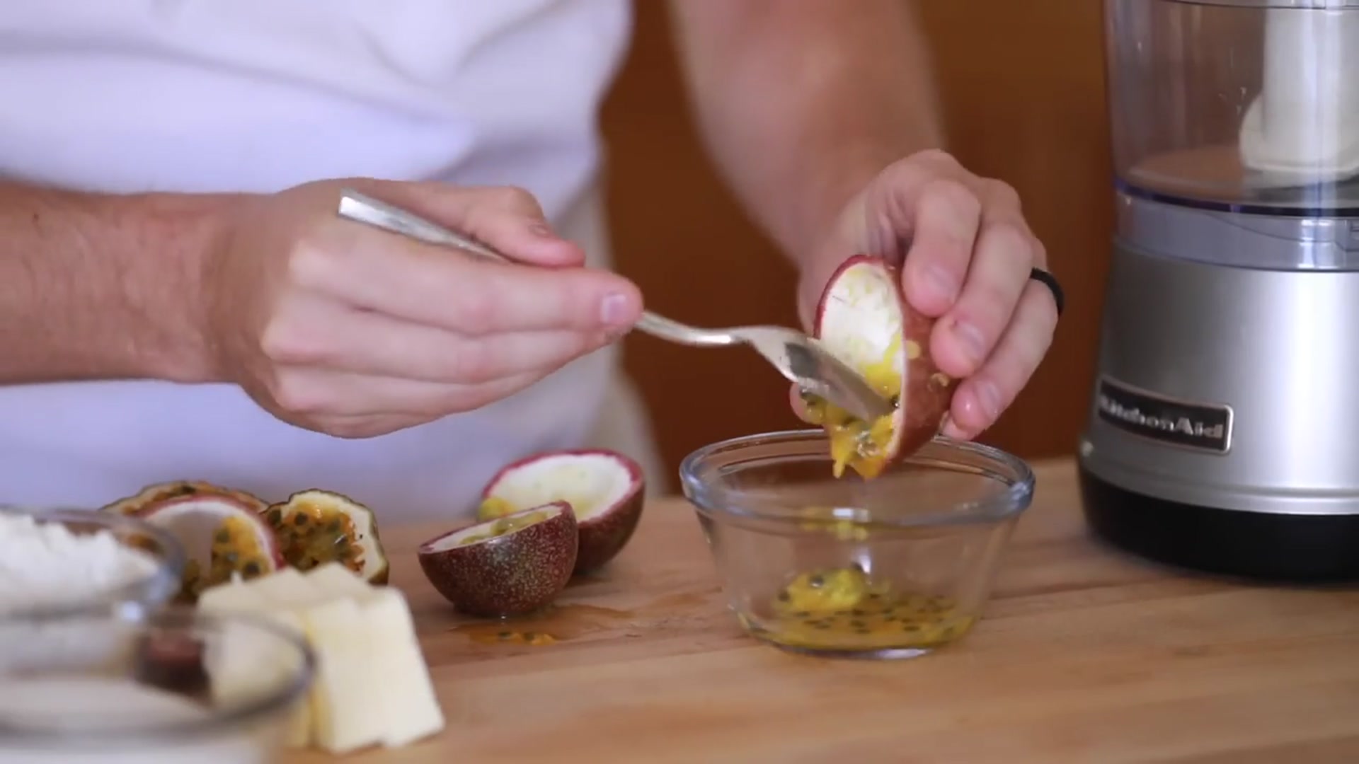 'Video thumbnail for Passion Fruit Cheesecake'