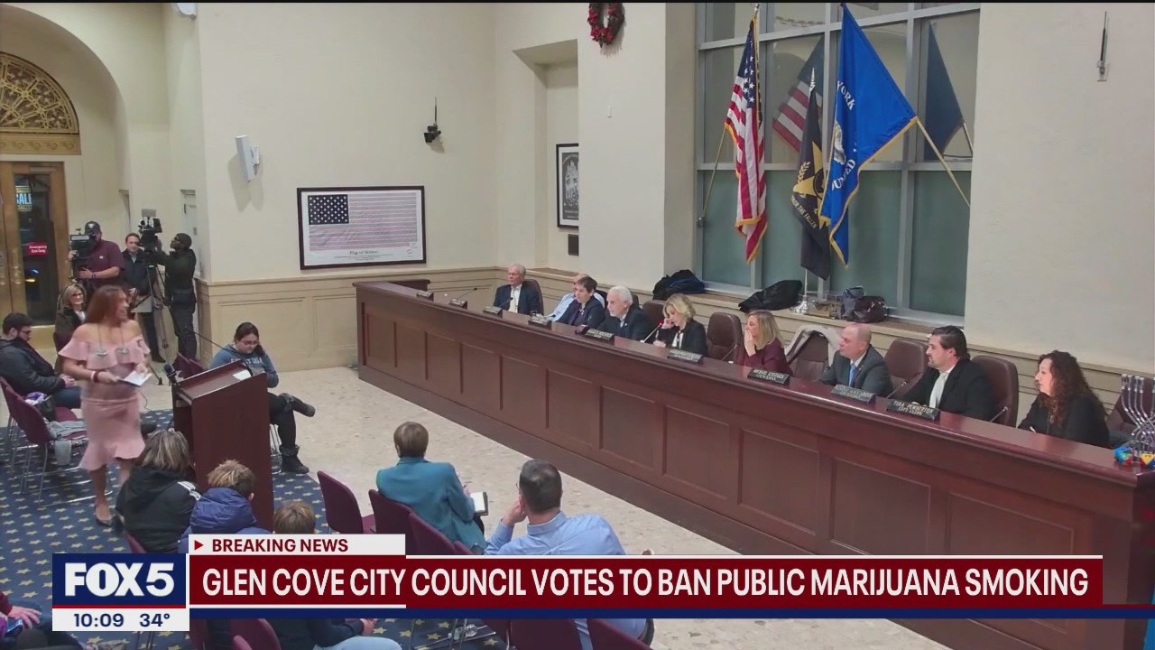 Video thumbnail for Long Island city votes to ban public marijuana smoking