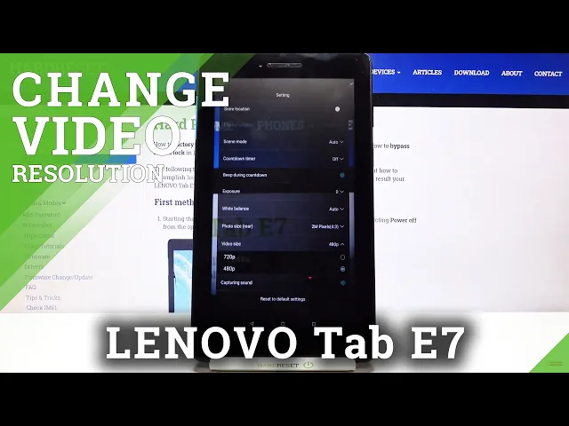 Video thumbnail for How to Change Video Size in LENOVO Tab E7 – Change Video Resolution