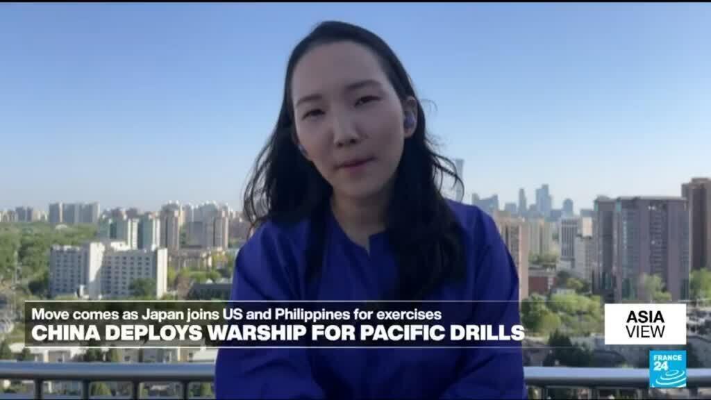 Video thumbnail for China warns joint US, Philippines and Japan drills risk regional trust