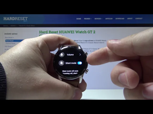 Video thumbnail for How to Enable Silent Mode in HUAWEI Watch GT 2 Classic – Mute Sounds / Set Up Silent Mode