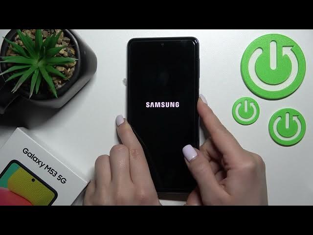 Video thumbnail for How to Switch On the Phone on Samsung Galaxy M53 - Turn on the Phone