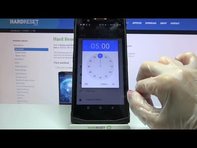 Video thumbnail for How to Add Event to Calendar on DOOGEE S80 – Create New Calendar Event