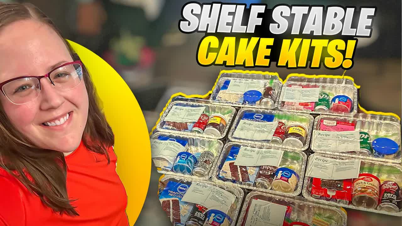 Video thumbnail for budget girl: diy shelf stable cake kits for emergencies and gifting