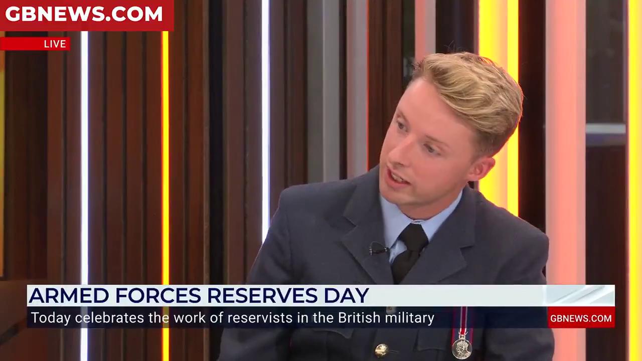 Video thumbnail for WATCH: GB News editor shares how he is supported in his military service as an RAF Reservist