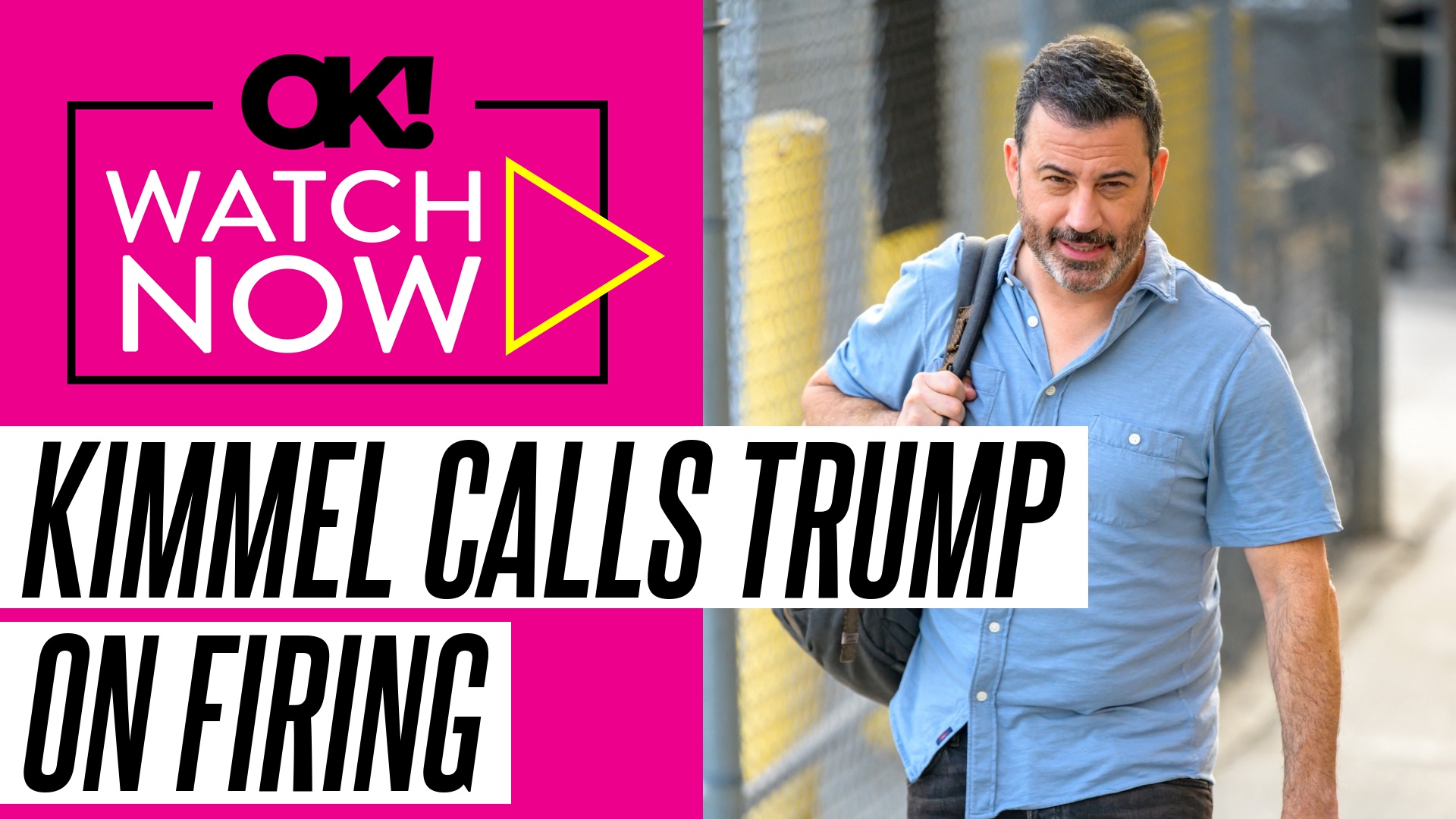 Video thumbnail for Jimmy Kimmel Accuses Donald Trump of Calling for His Firing to 'Distract' From the Epstein Files