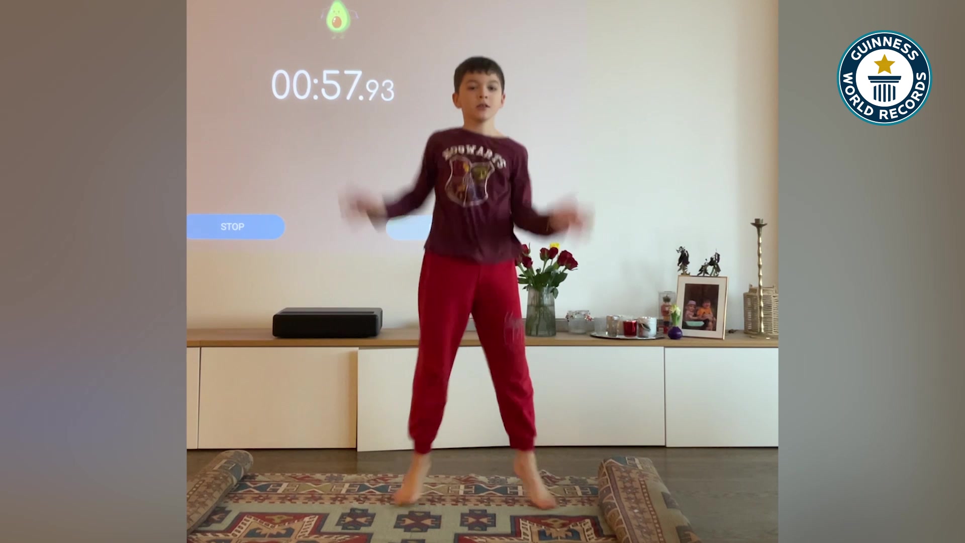 Video thumbnail for Most jumping jacks in one minute (U16s) - 117 by Sinan Cem Azun