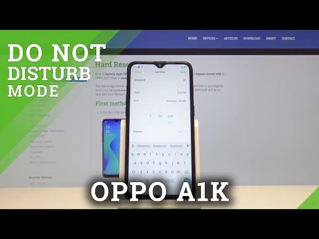 Video thumbnail for How to Open & Exit DND Mode in OPPO A1K – Enable Do Not Disturb Mode