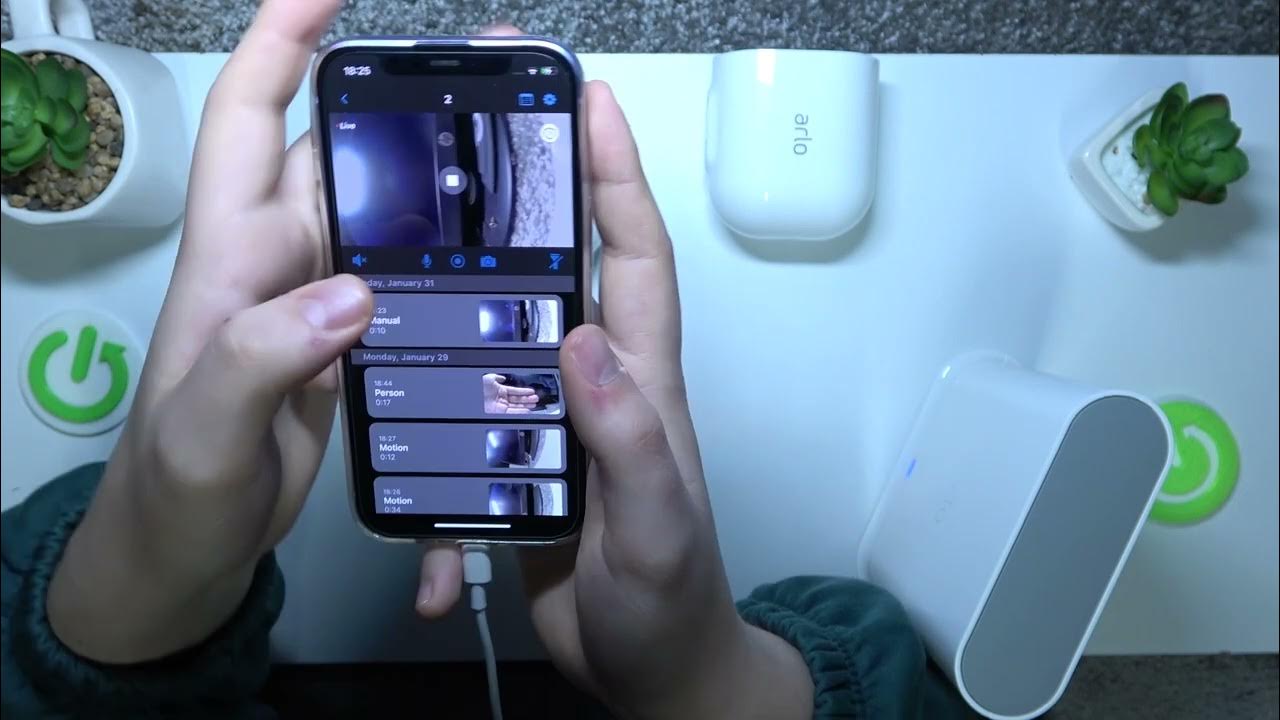 Video thumbnail for How to Take a Photo from ARLO Pro 3 Security Camera