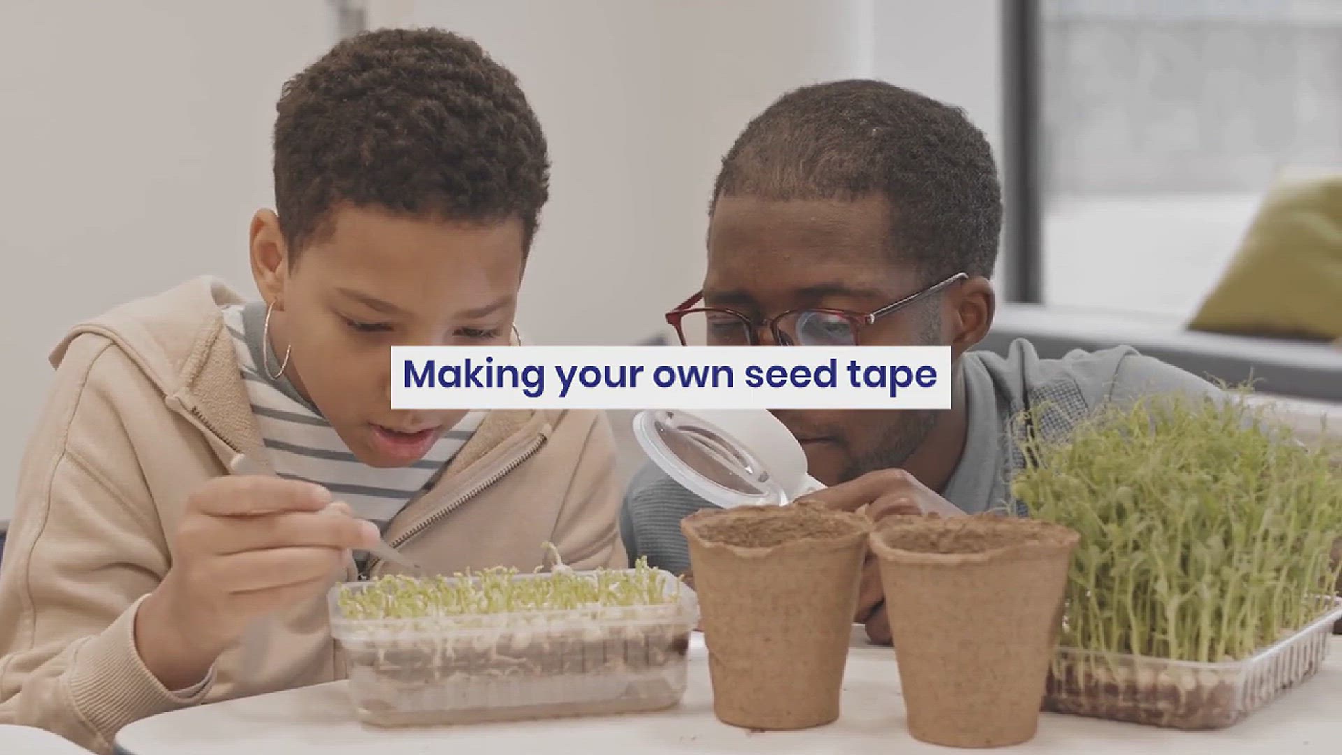 'Video thumbnail for How to Make Your Own Seed Tape'