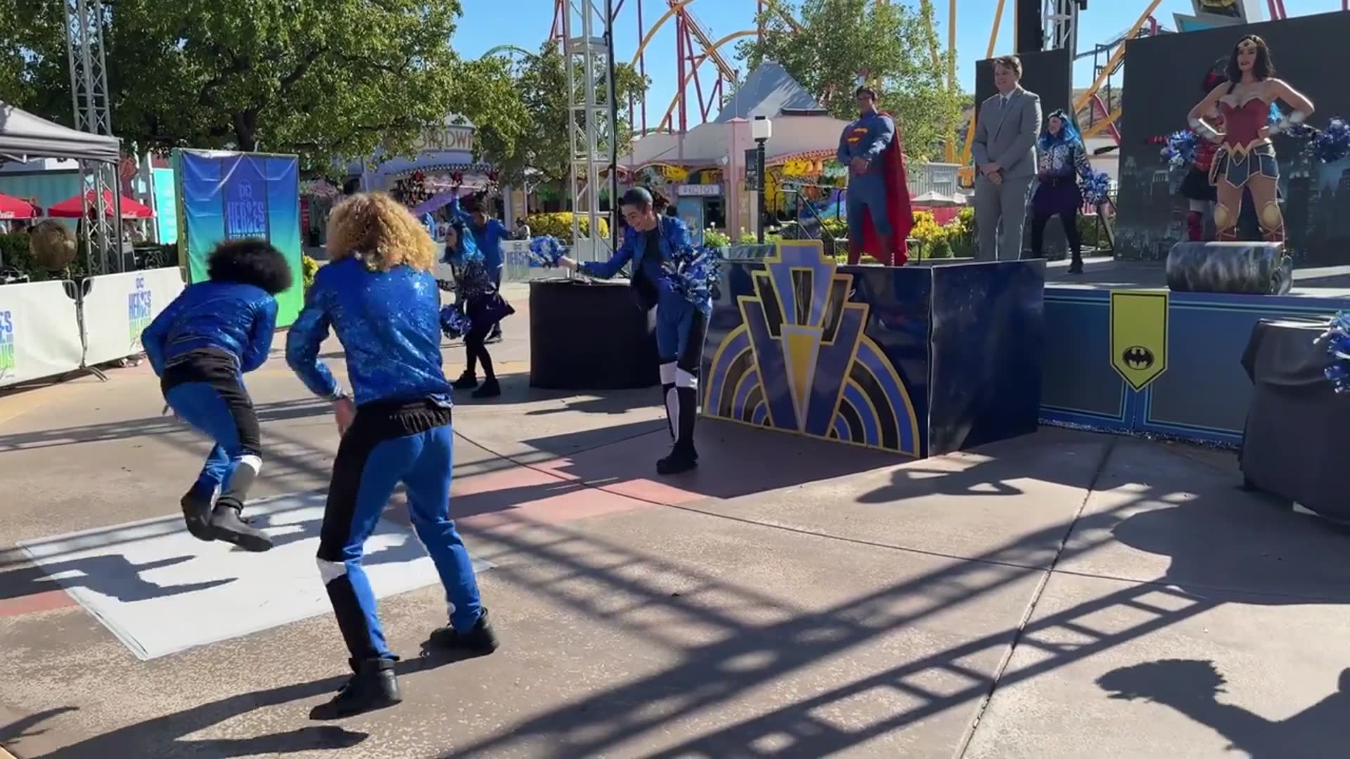 'Video thumbnail for Six Flags DC Heroes & Villains Fest opening show'