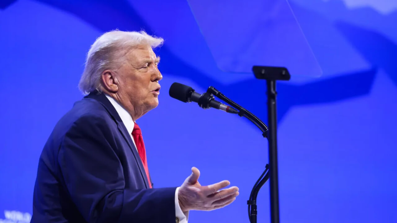 Video thumbnail for Trump rules out using military force to acquire Greenland