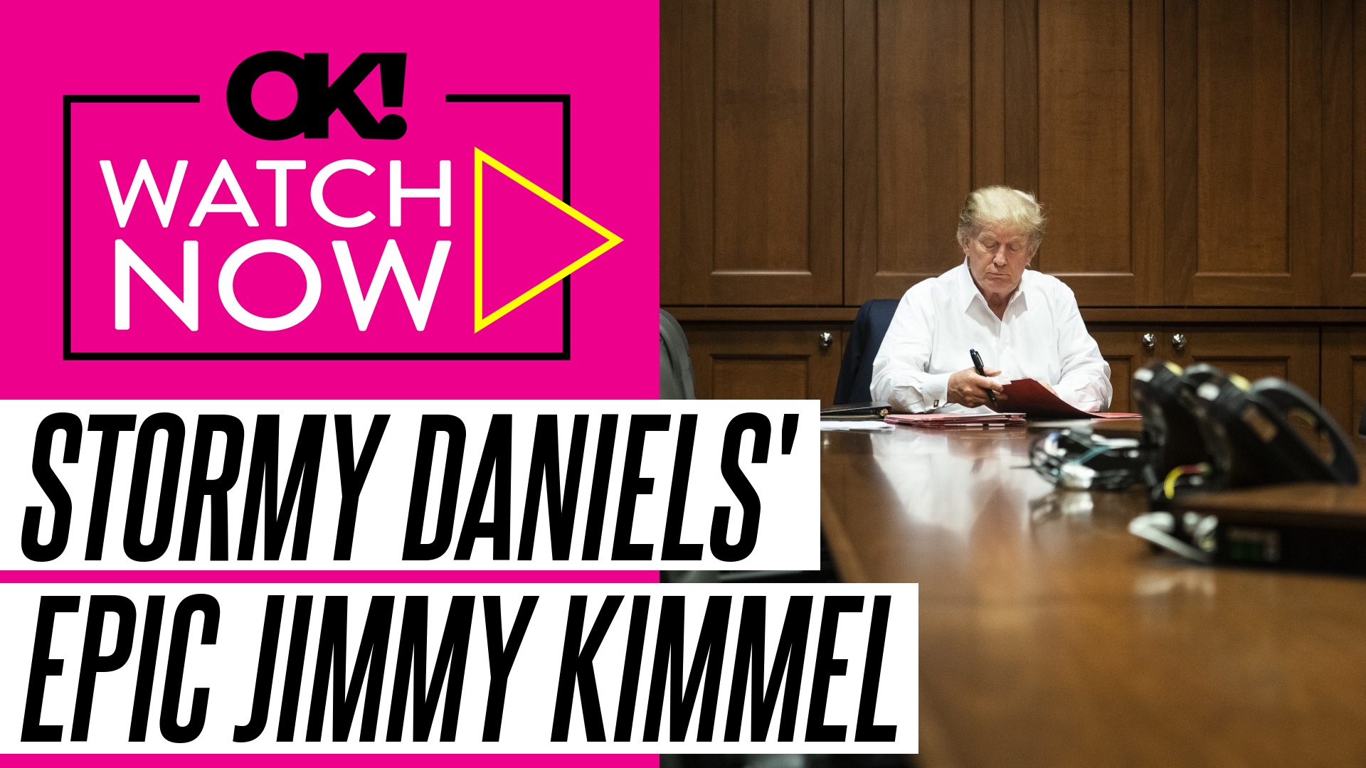 Video thumbnail for Stormy Daniels Poses With Donald Trump's Enemy Jimmy Kimmel in Shocking Selfie