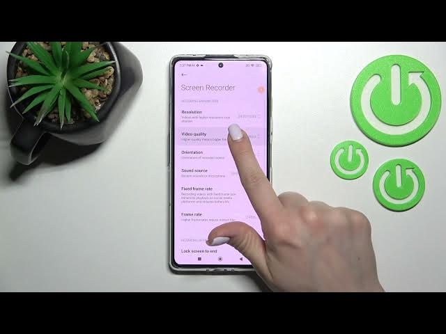 Video thumbnail for How to Change Screen Recorder Quality on XIAOMI Poco F4 GT - Open Screen Recorder Settings