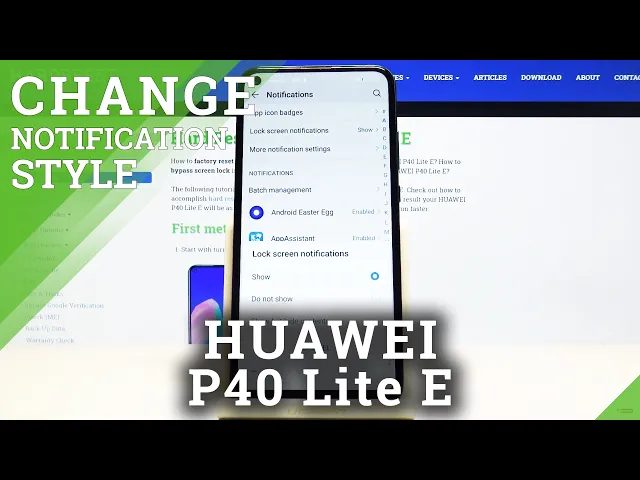 Video thumbnail for How to Personalize Notifications on Huawei P40 Lite E - Customize Lock Screen Alerts