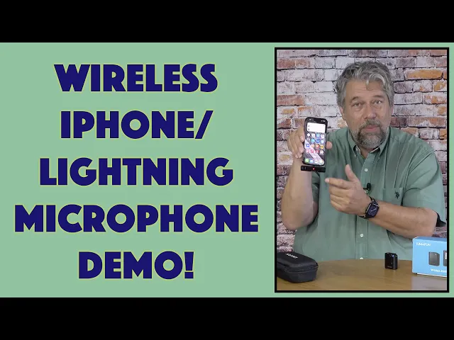 Video thumbnail for Kimafun Wireless Lightning Microphone for iPhone iPad -- DEMO & REVIEW
