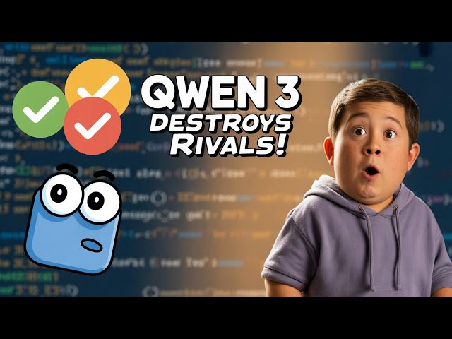 Video thumbnail for 💥 Qwen 3 is INSANE! Destroying Claude & Gemini – Instantly Generates Full Apps Inside VS Code! 🔥