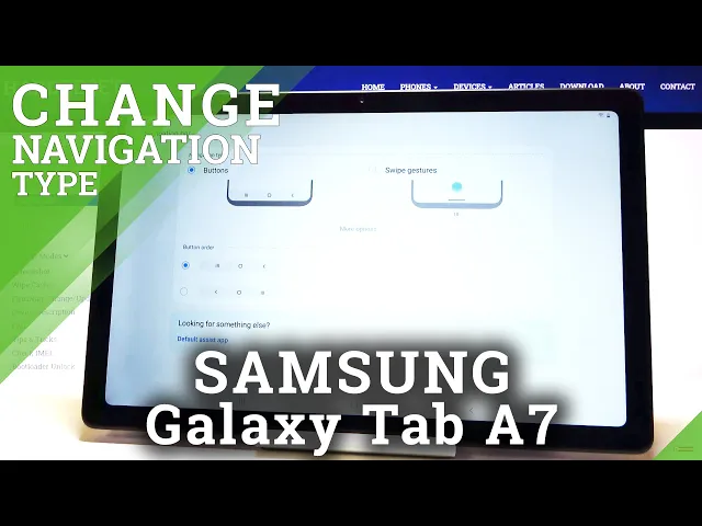 Video thumbnail for How to Change Navigation Buttons to Gestures in SAMSUNG Galaxy Tab A7 2020?