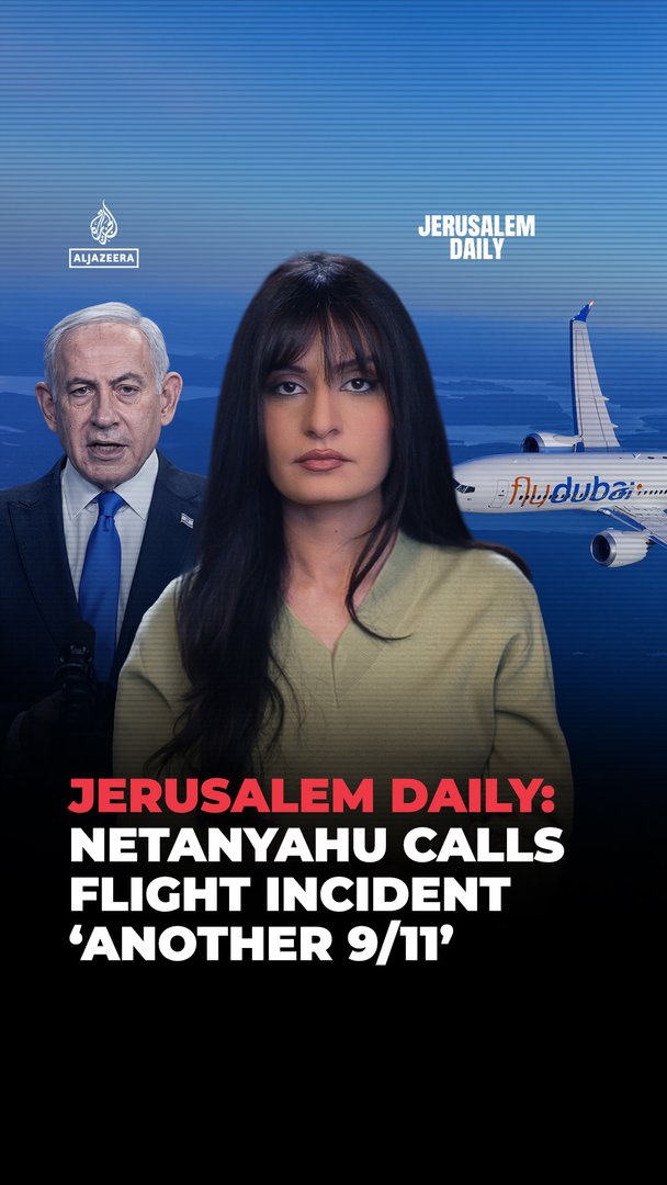 Video thumbnail for Jerusalem Daily: Netanyahu calls flight incident another 9/11