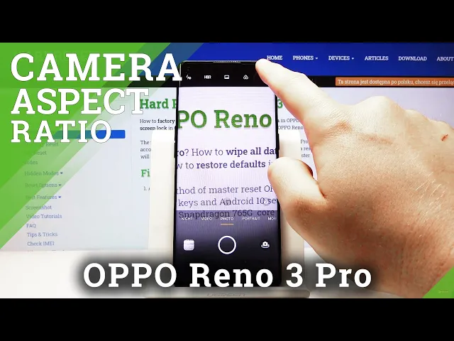Video thumbnail for How to Change Camera Aspect Ratio in OPPO Reno 3 Pro – Camera Settings