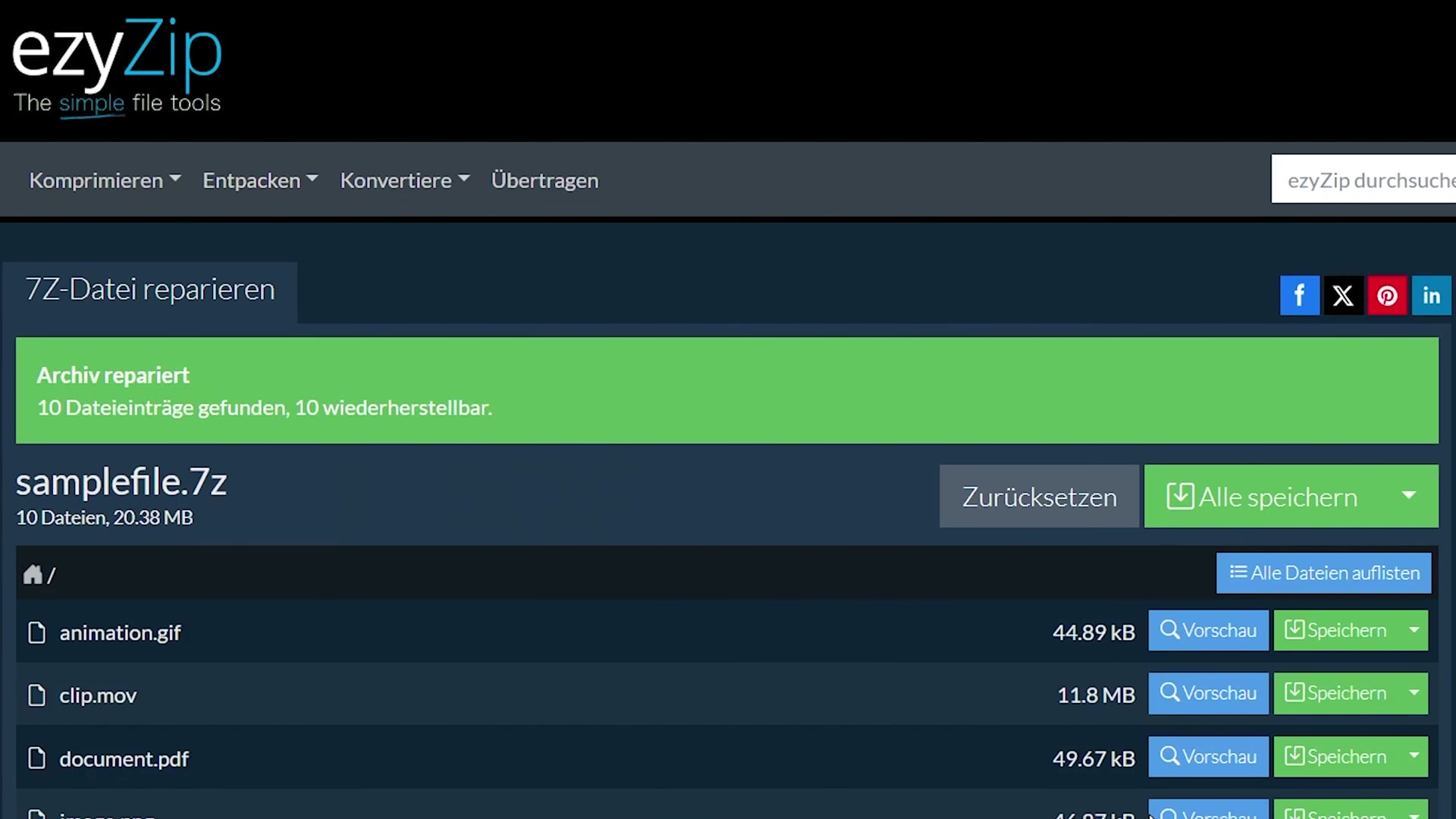 Video thumbnail for 📦 Beschädigte 7z-dateien Kostenlos Online Reparieren | Keine Softwareinstallation Erforderlich