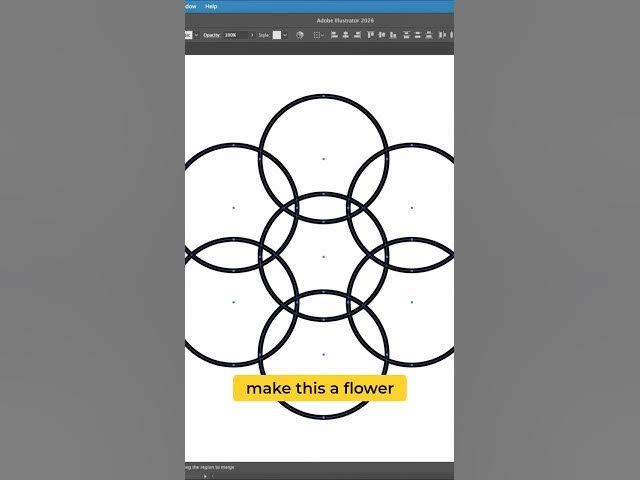 Video thumbnail for Unlock Adobe Illustrator Secrets: Create Flowers & Clouds Fast! #shorts