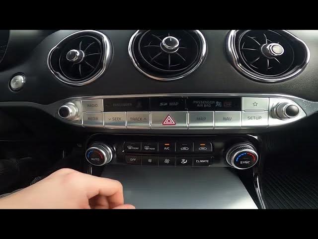 Video thumbnail for How to Turn the Climate Control Off in Kia Stinger ( 2017 – now )