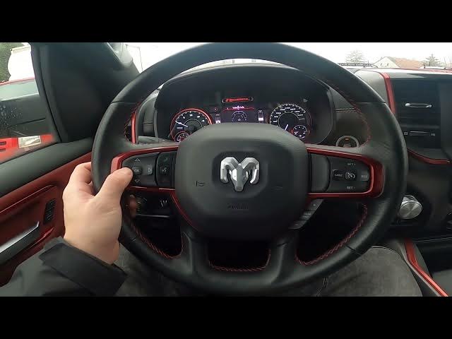 Video thumbnail for How to Check Oil Temperature in Dodge RAM REBEL 1500 II ( 2019 - now ) - Control Oil Temperature