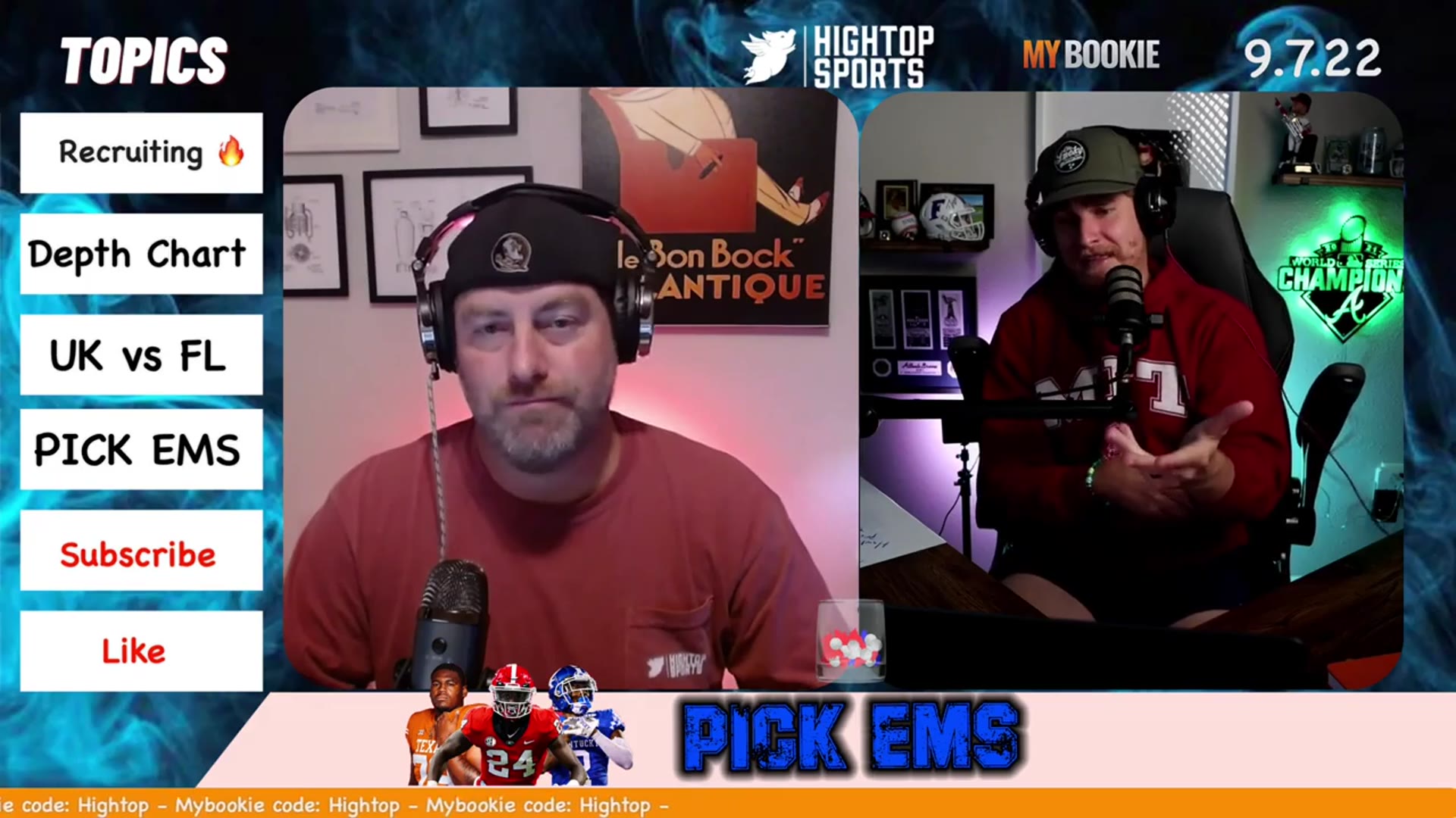 'Video thumbnail for College Pick ems - Week 2 UPSET Alert!!'
