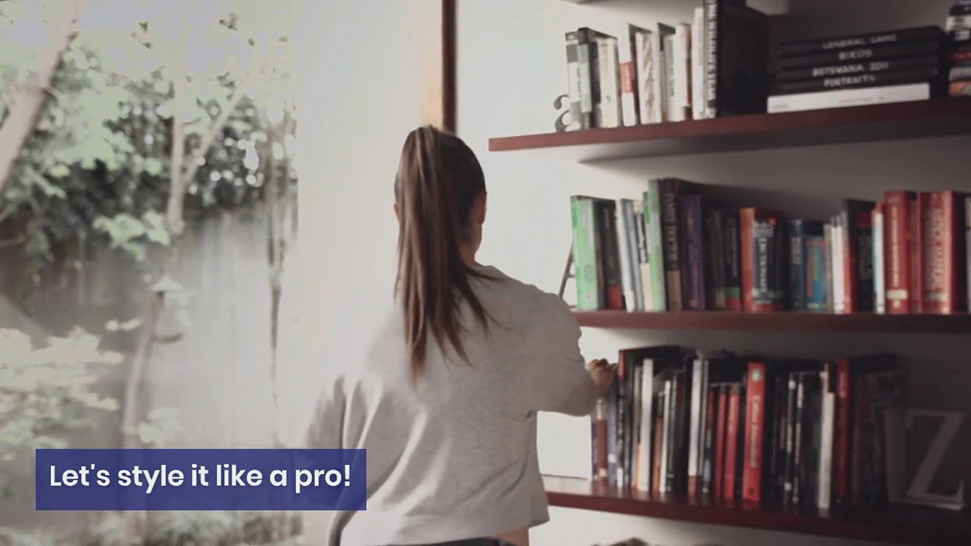'Video thumbnail for How to Style Your Bookcase Like a Pro'