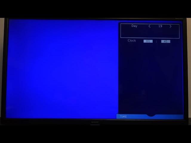 Video thumbnail for How to Change Date & Time Settings in Sharp Aquos TV (32BC5E)?