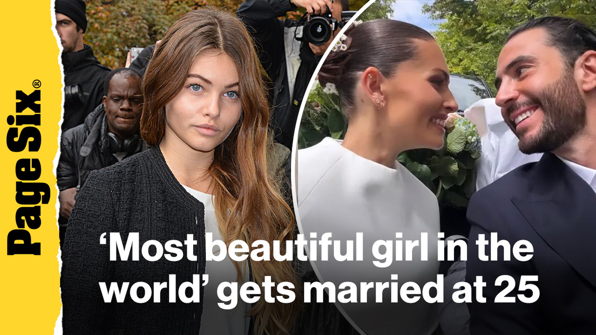 Video thumbnail for Thylane Blondeau, 'the most beautiful girl in the world,' gets married at 25