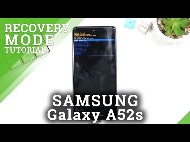 Video thumbnail for How to Enter Recovery Mode in SAMSUNG Galaxy A52s - Open Recovery Mode