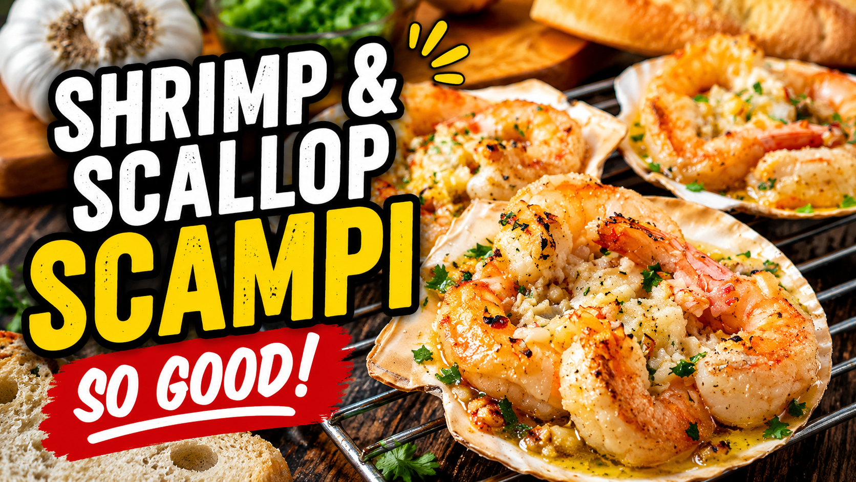 Video thumbnail for The Secret to Perfect Shrimp & Scallop Scampi