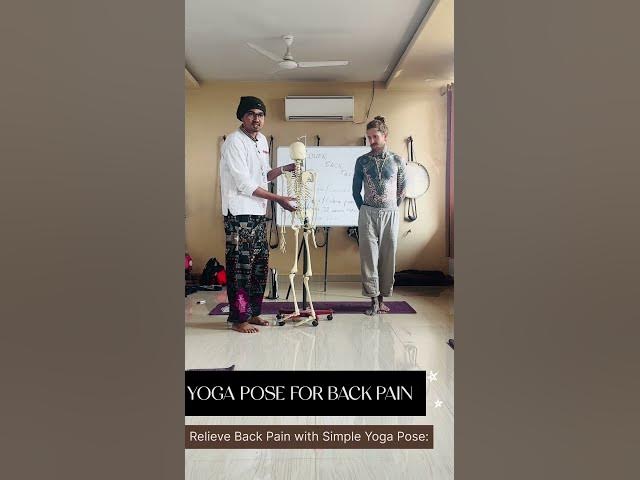 Video thumbnail for Yoga pose for Back Pain #yogaforbackpainrelief #yogaforbackpain #backpain