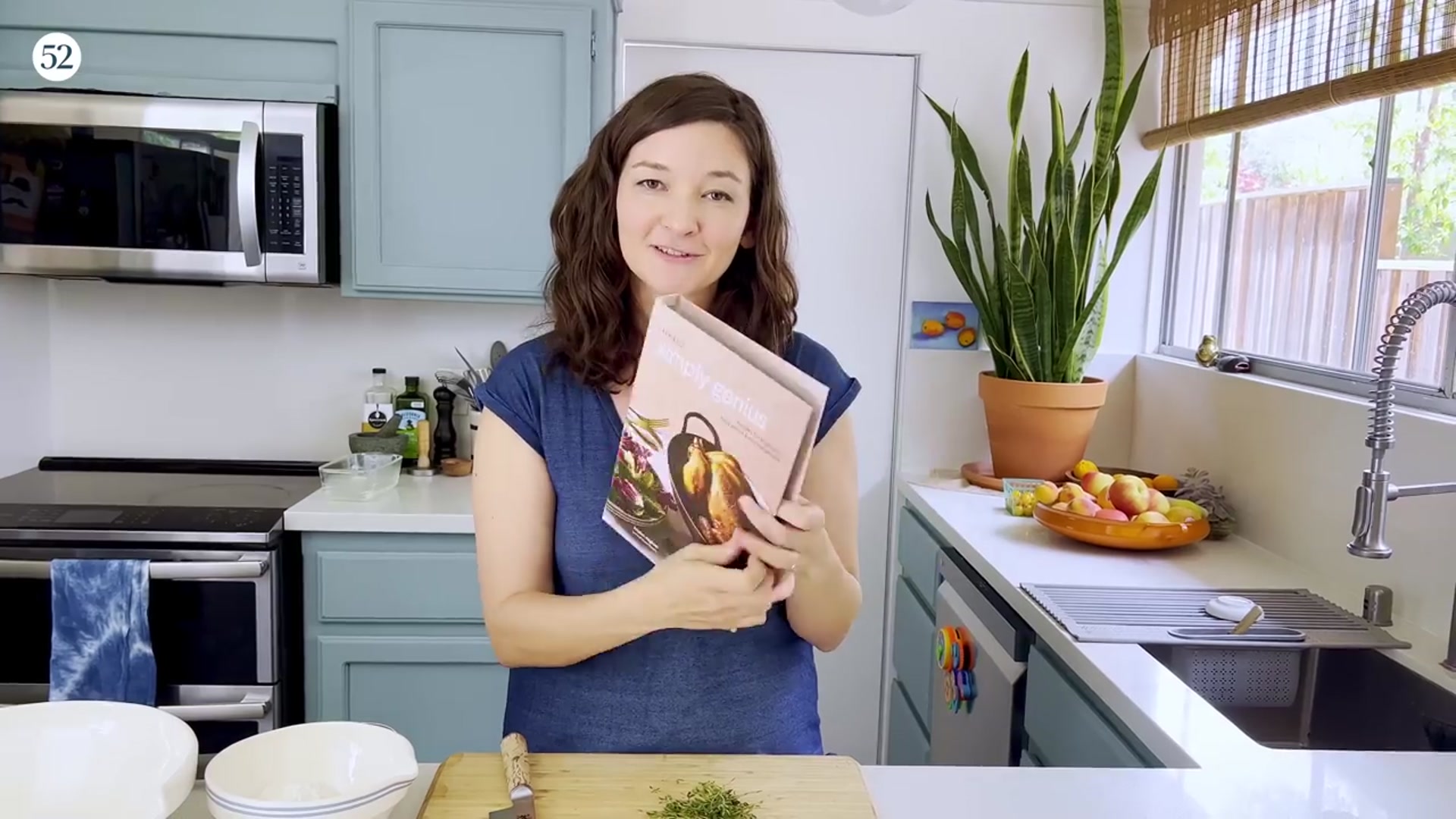 Video thumbnail for This Blueberry Thyme Yogurt Cake Is Your New Everyday Cake _ Genius Recipes(720P_HD)