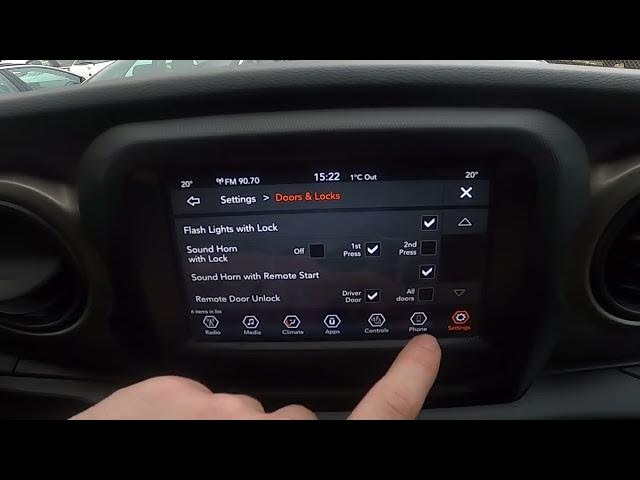 Video thumbnail for How to Change Remote Door Unlock Mode in Jeep Wrangler IV ( 2018 – now )