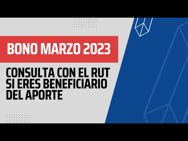 Video thumbnail for Bono Marzo 2024: Consulta con el Rut si eres beneficiario del Aporte.
