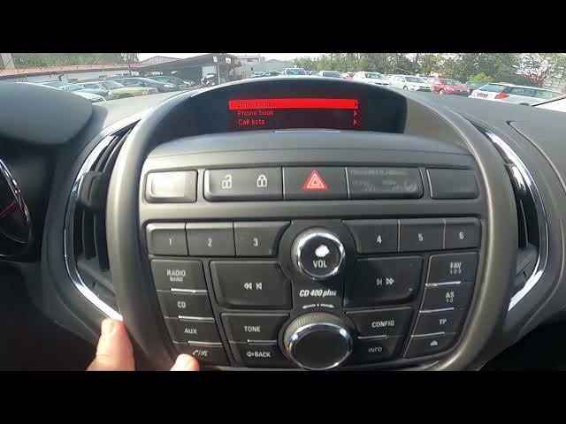 Video thumbnail for How to Check Contact List on Radio Display in Opel Zafira C ( 2011 – 2019 ) - Open Phone Book